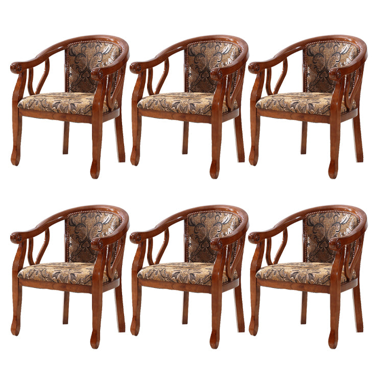 Traditional Style Dining Chair Solid Wood Dining Arm Chair for Hotel