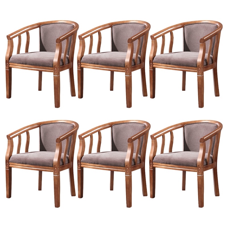 Traditional Style Dining Chair Solid Wood Dining Arm Chair for Hotel