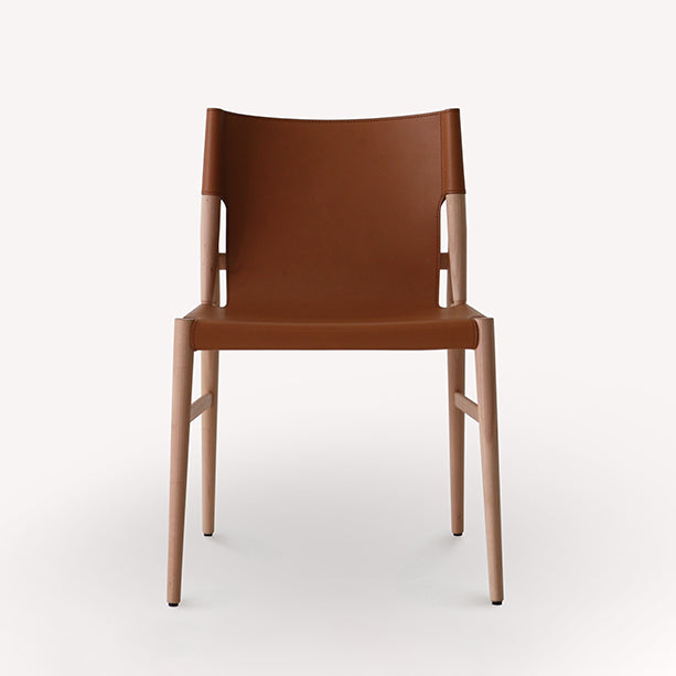 Modern Simple Side Chair Wooden Frame Kitchen Dining Chair for Home Use