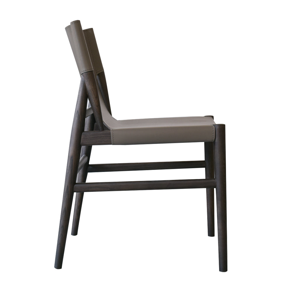 Modern Simple Side Chair Wooden Frame Kitchen Dining Chair for Home Use