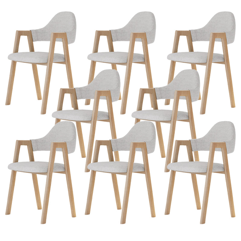 Modern Metal Chair Open Back Kitchen Dining Arm Chair for Dinning Room