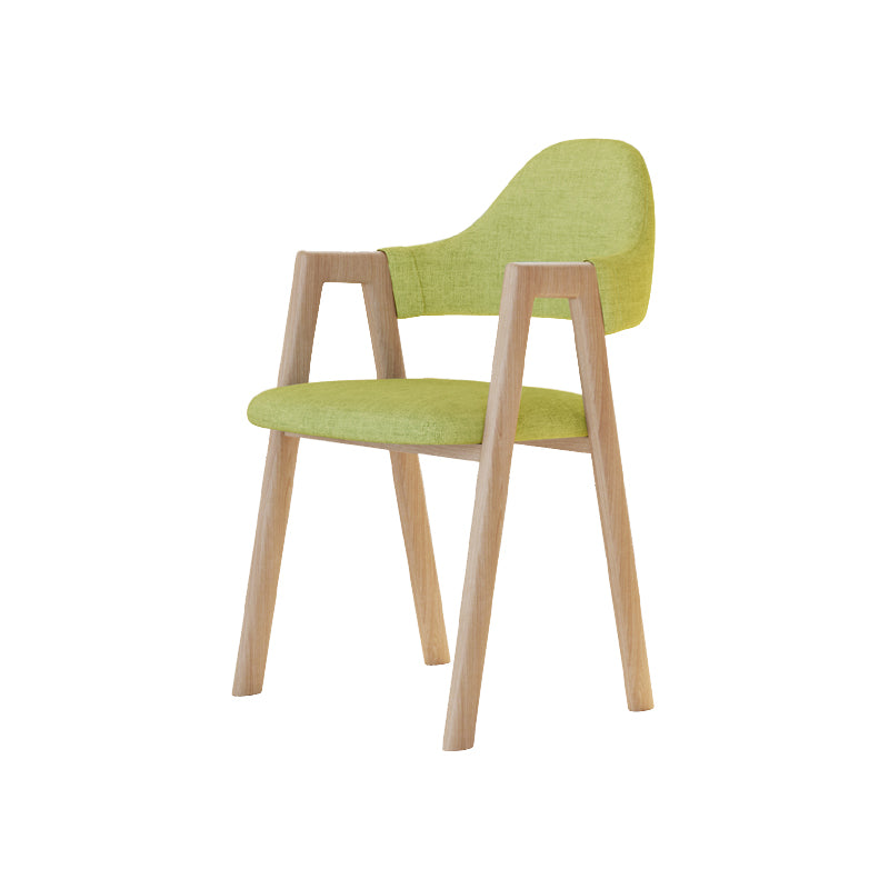 Modern Metal Chair Open Back Kitchen Dining Arm Chair for Dinning Room
