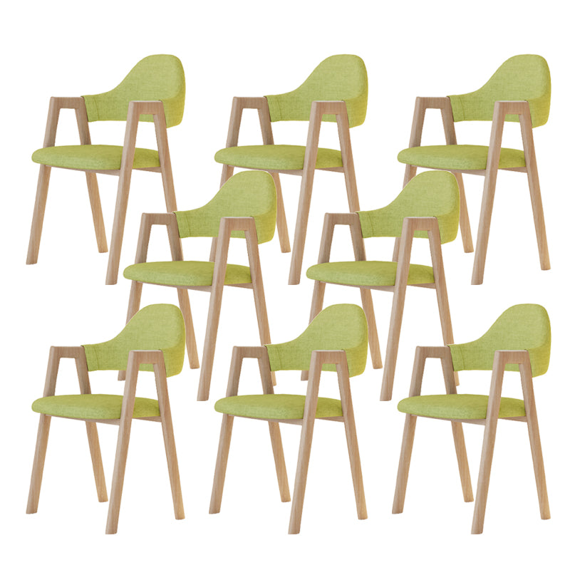 Modern Metal Chair Open Back Kitchen Dining Arm Chair for Dinning Room