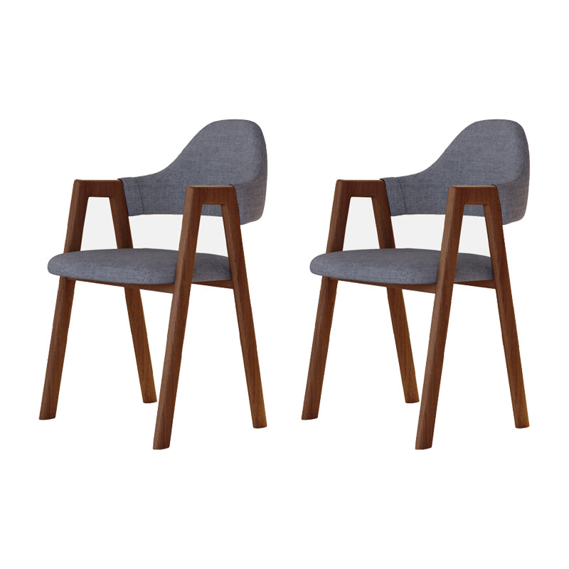 Modern Metal Chair Open Back Kitchen Dining Arm Chair for Dinning Room