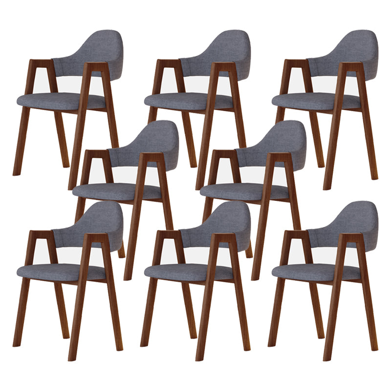 Modern Metal Chair Open Back Kitchen Dining Arm Chair for Dinning Room
