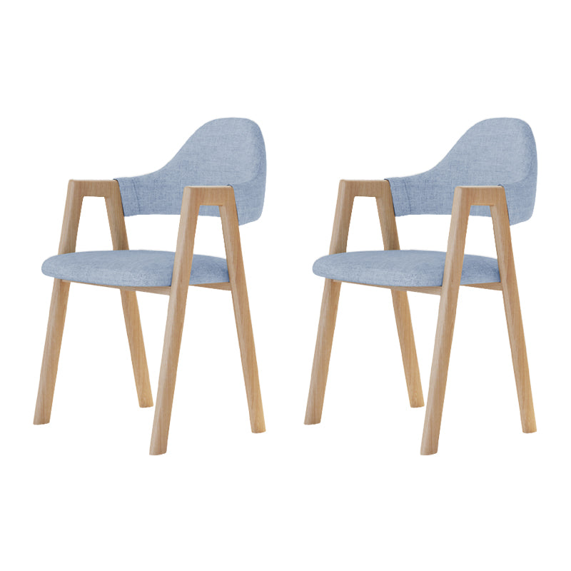 Modern Metal Chair Open Back Kitchen Dining Arm Chair for Dinning Room