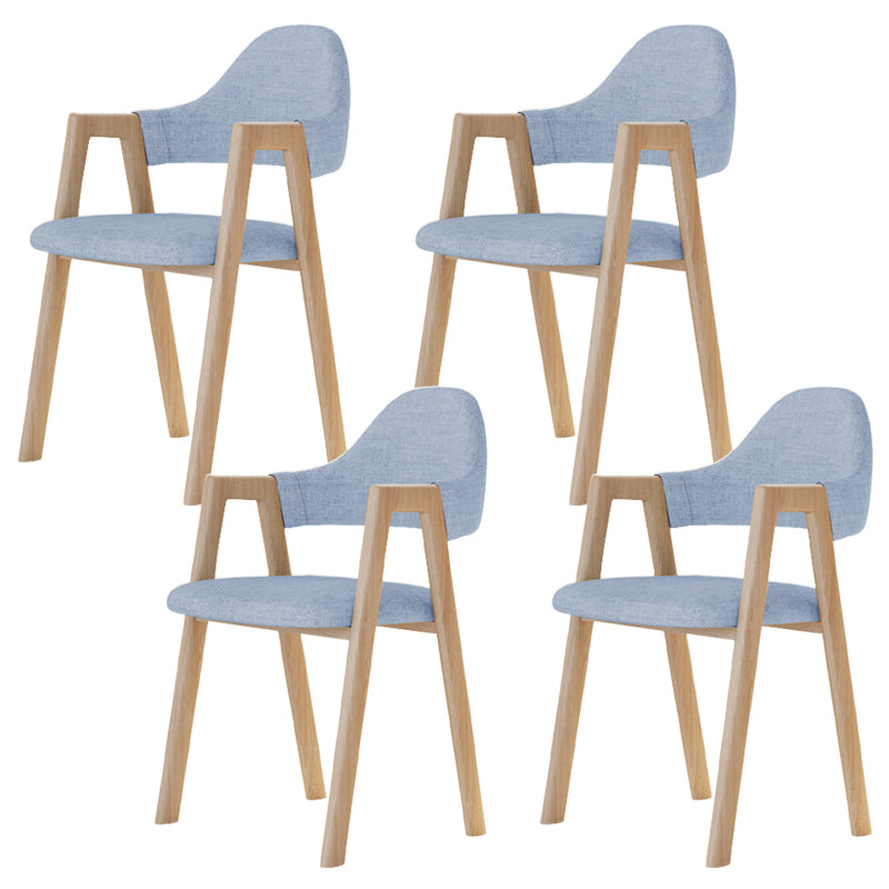 Modern Metal Chair Open Back Kitchen Dining Arm Chair for Dinning Room