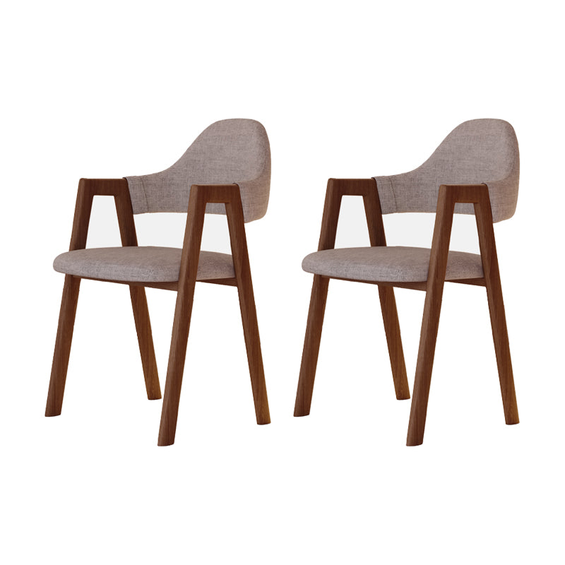 Modern Metal Chair Open Back Kitchen Dining Arm Chair for Dinning Room