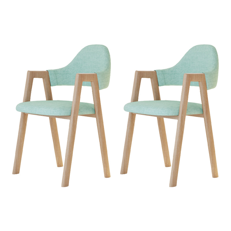 Modern Metal Chair Open Back Kitchen Dining Arm Chair for Dinning Room