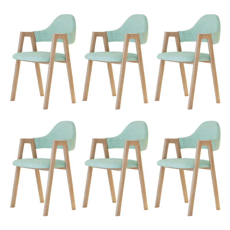 Modern Metal Chair Open Back Kitchen Dining Arm Chair for Dinning Room