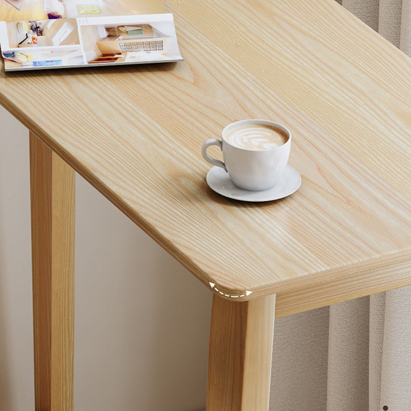 1/2/3 Pieces Counter Height Pub Set in Full Natural with Solid Wood