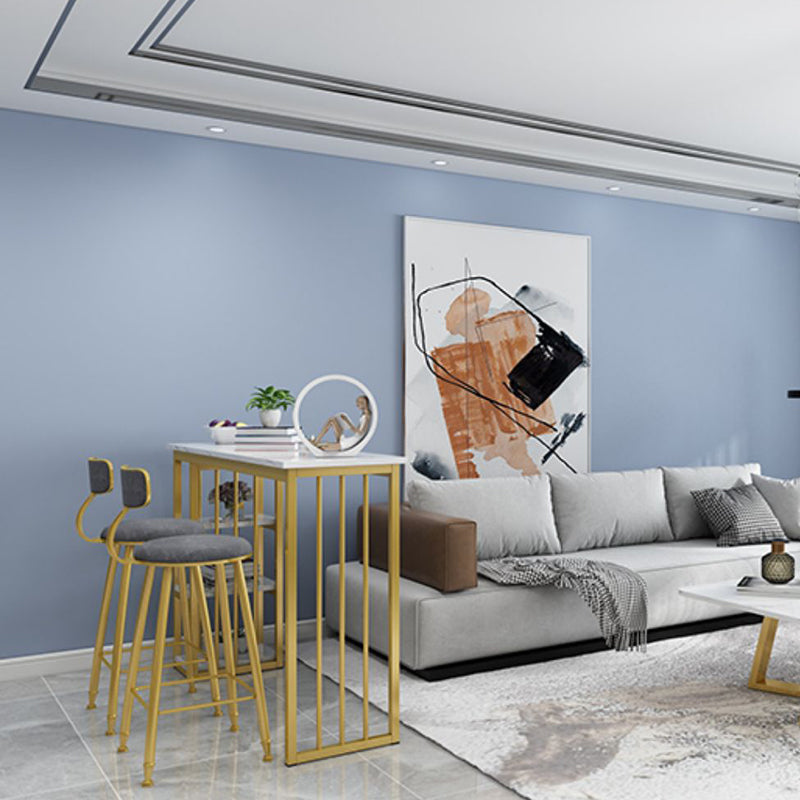 Glam Style Rectangle Wood Bar Height Pub Table for Living Room