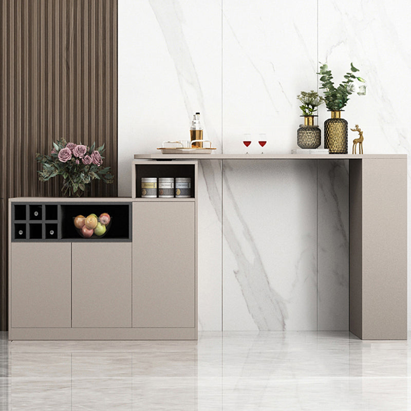 Modern Style Wood Specialty Bar Height Pub Table for Living Room