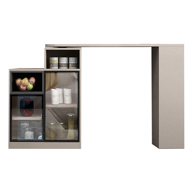 Modern Style Wood Specialty Bar Height Pub Table for Living Room