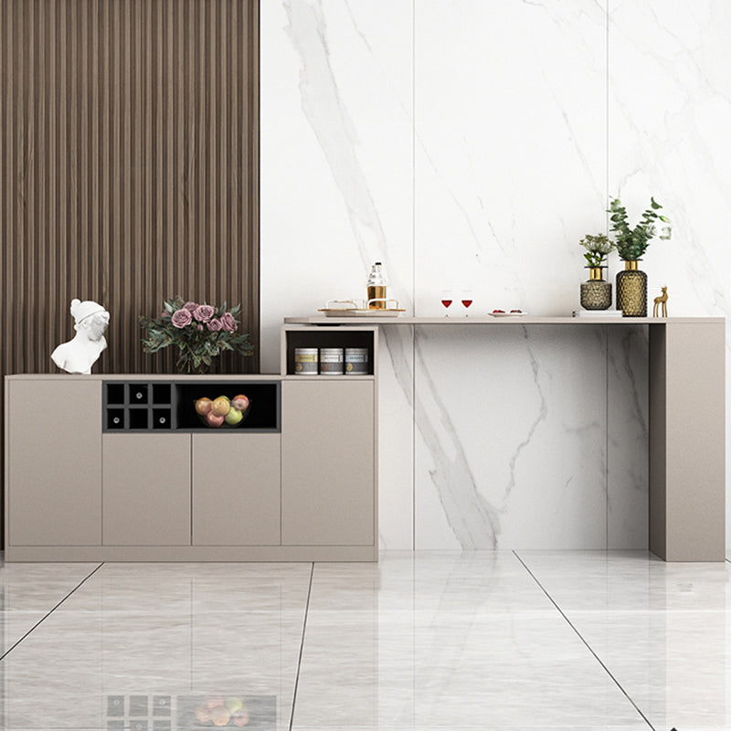 Modern Style Wood Specialty Bar Height Pub Table for Living Room