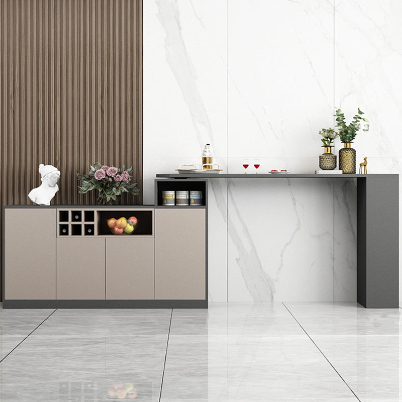 Modern Style Wood Specialty Bar Height Pub Table for Living Room