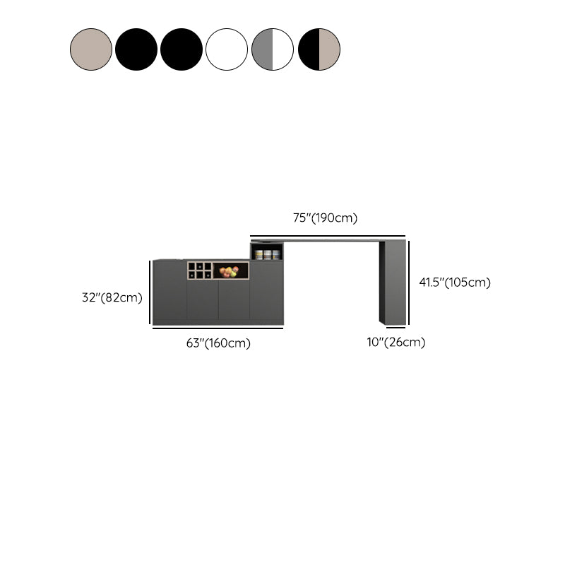 Modern Style Wood Specialty Bar Height Pub Table for Living Room
