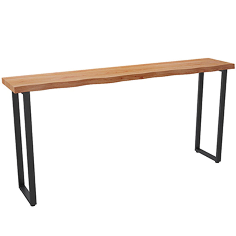 Modern Solid Wood Rectangle Bar Height Pub Table for Dining Room