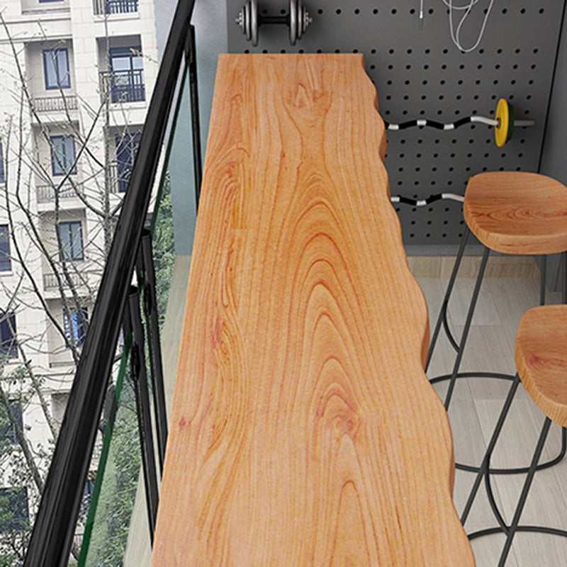 Modern Solid Wood Rectangle Bar Height Pub Table for Dining Room