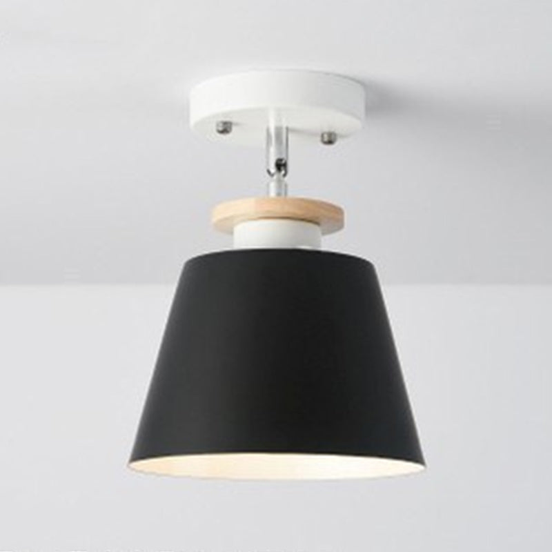 Modern Simple Cylinder Shape Ceiling Light with Iron Shade for Living Room