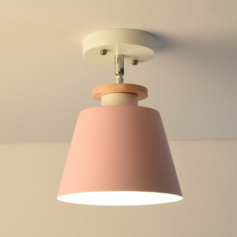 Modern Simple Cylinder Shape Ceiling Light with Iron Shade for Living Room