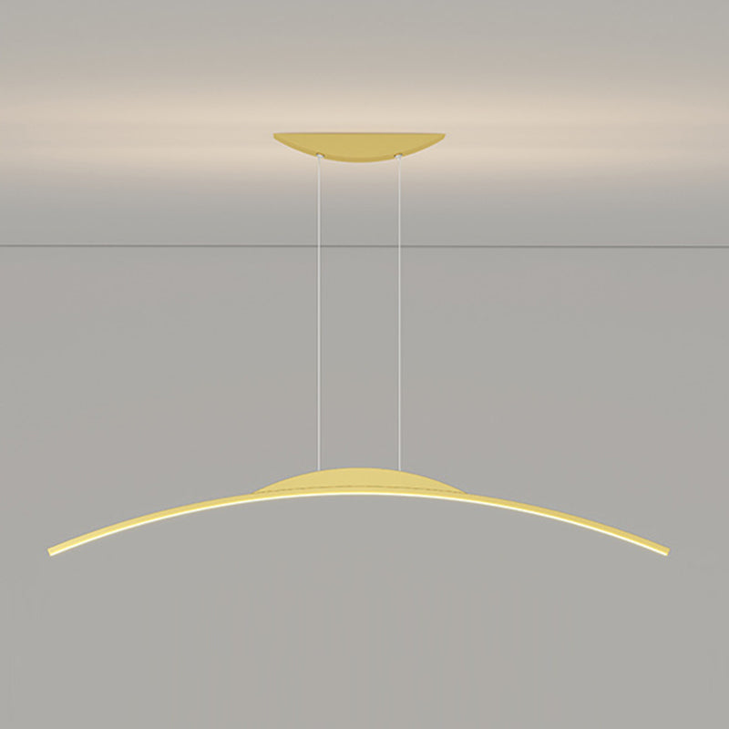 Single Kitchen Island Lighting Modern Black/White/Golden Island Pendant Lighting