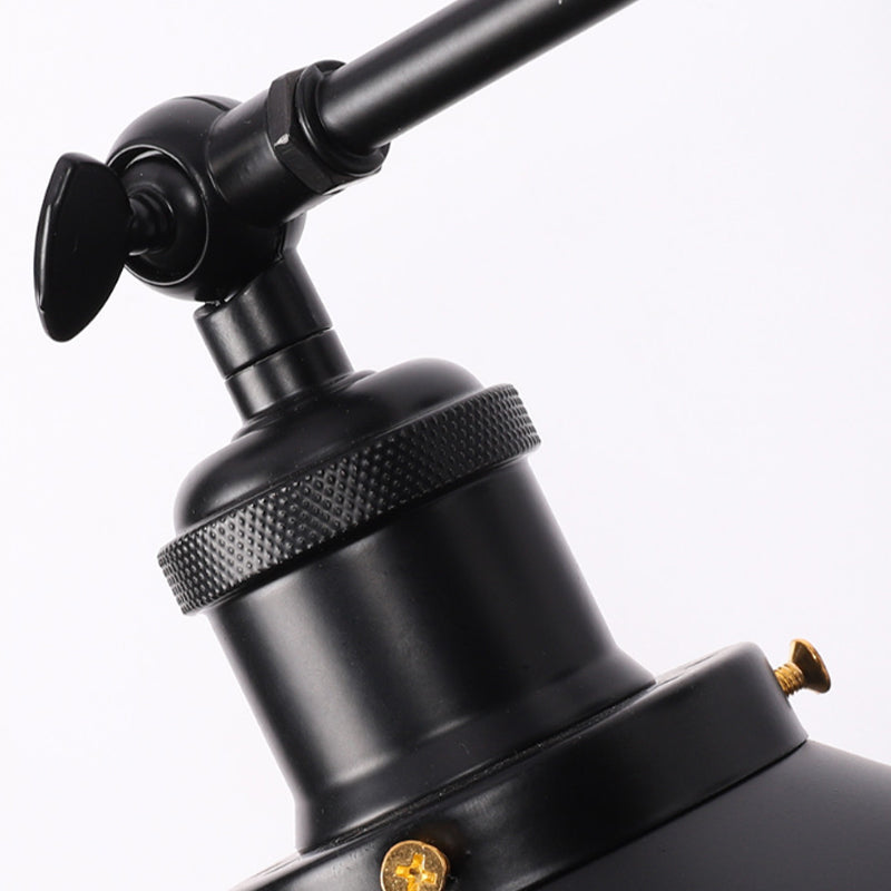 Industrial Metallic Wall Light Fixture with 1 Light for Sitting Room