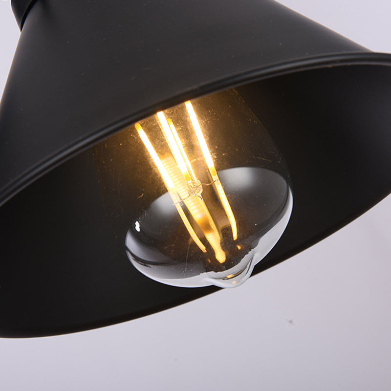 Industrial Metallic Wall Light Fixture with 1 Light for Sitting Room