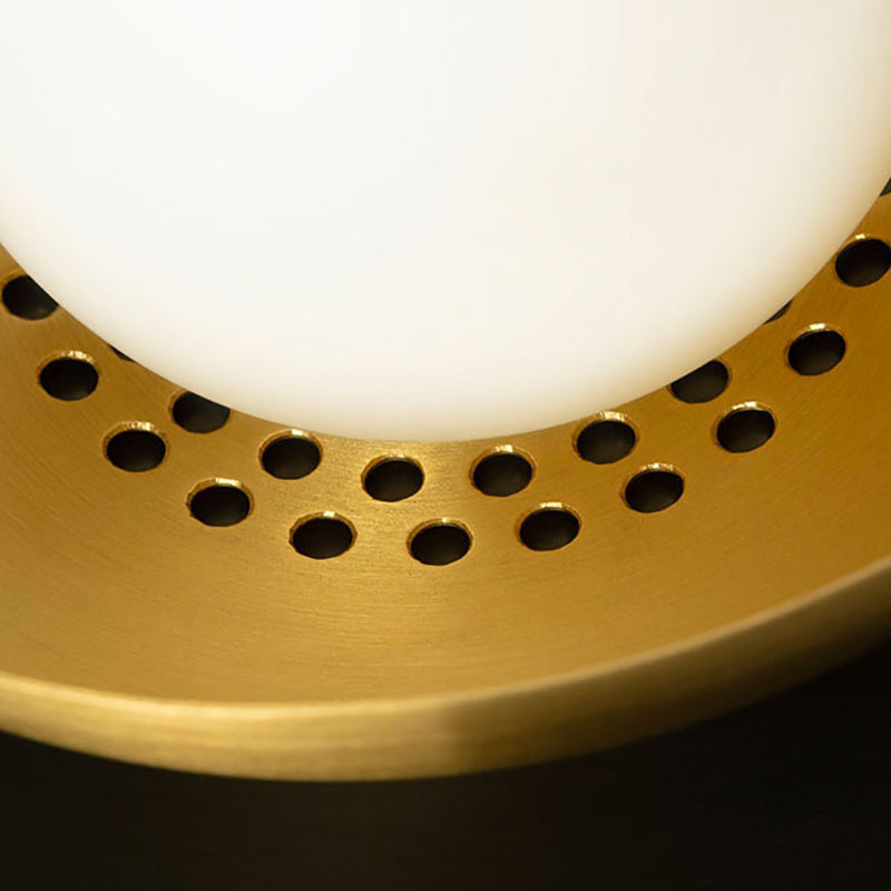 Modern 1-Light Sconce Light Fixturel Brass Wall Light Sconce for Bedroom