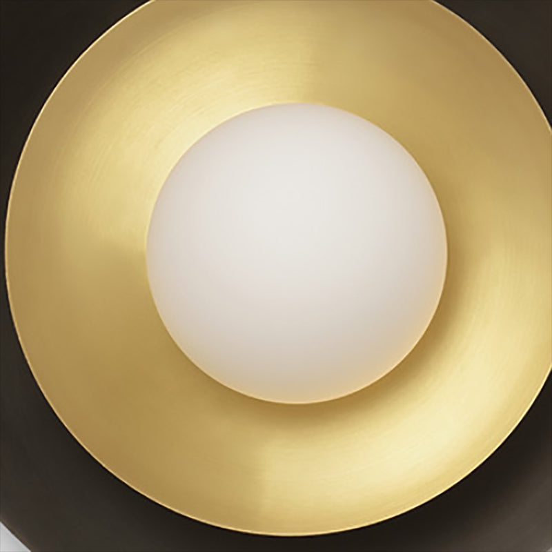 Modern 1-Light Sconce Light Fixturel Brass Wall Light Sconce for Bedroom