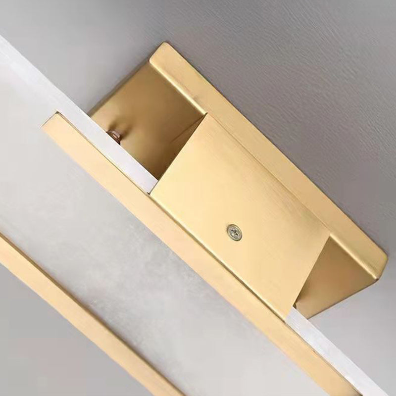 Modern Simple Shape Wall Mounted Light 2 Lights Flush Mount Wall Sconce