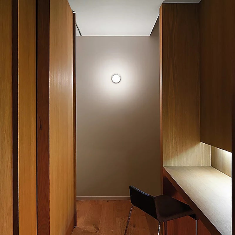 Modern Simple Shape Wall Lighting Fixtures 1 Light Flush Wall Sconce