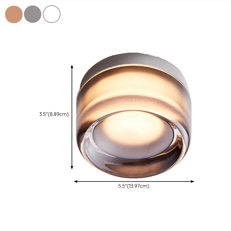 Modern Simple Shape Wall Lighting Fixtures 1 Light Flush Wall Sconce