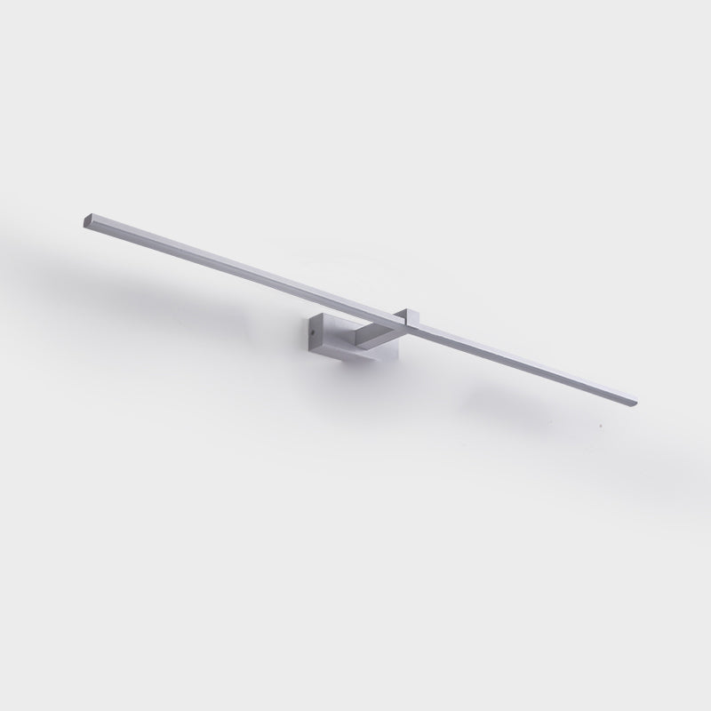 Metal Linear Shape Vanity Lights Modern Style 1 Light Vanity Light Fixtures