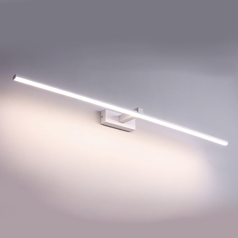 Metal Linear Shape Vanity Lights Modern Style 1 Light Vanity Light Fixtures