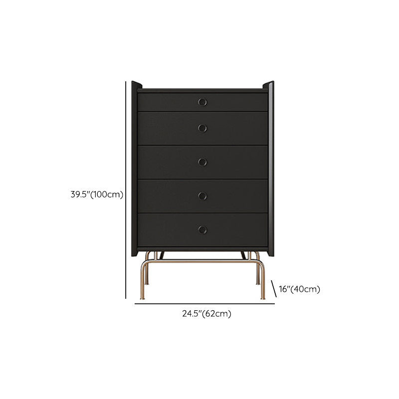 Contemporary Horizontal Double Dresser Wood Storage Dresser for Living Room