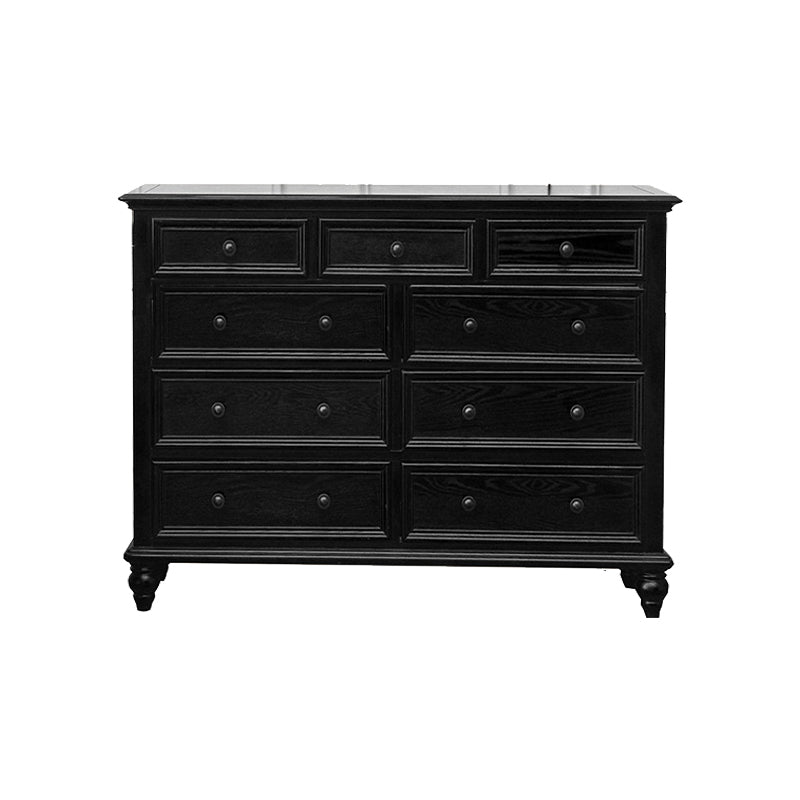 Traditional Storage Chest Solid Wood Dresser with 3/4/5/7/9/10 Drawers