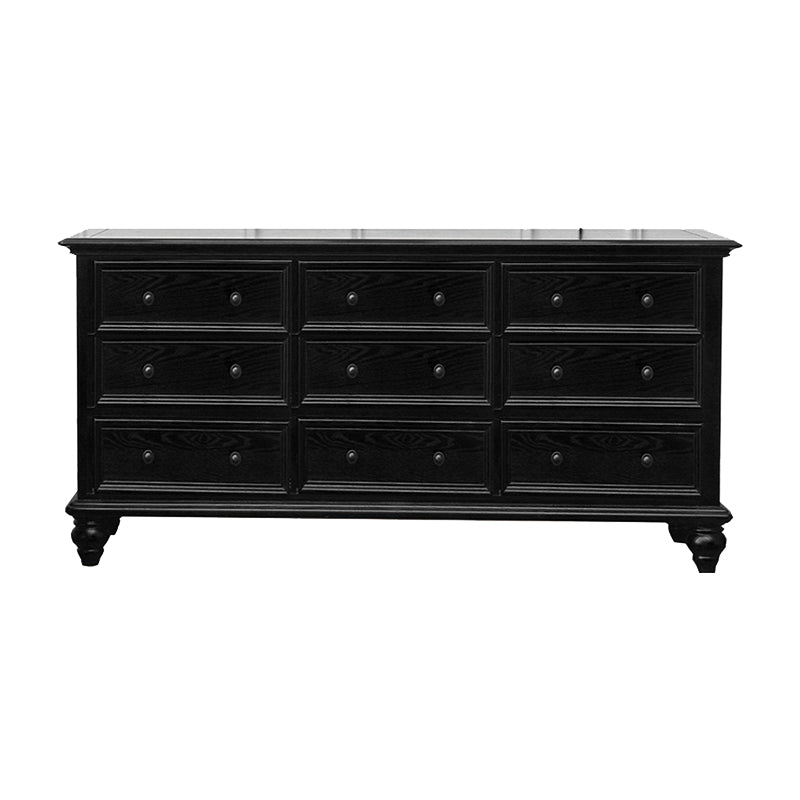 Traditional Storage Chest Solid Wood Dresser with 3/4/5/7/9/10 Drawers