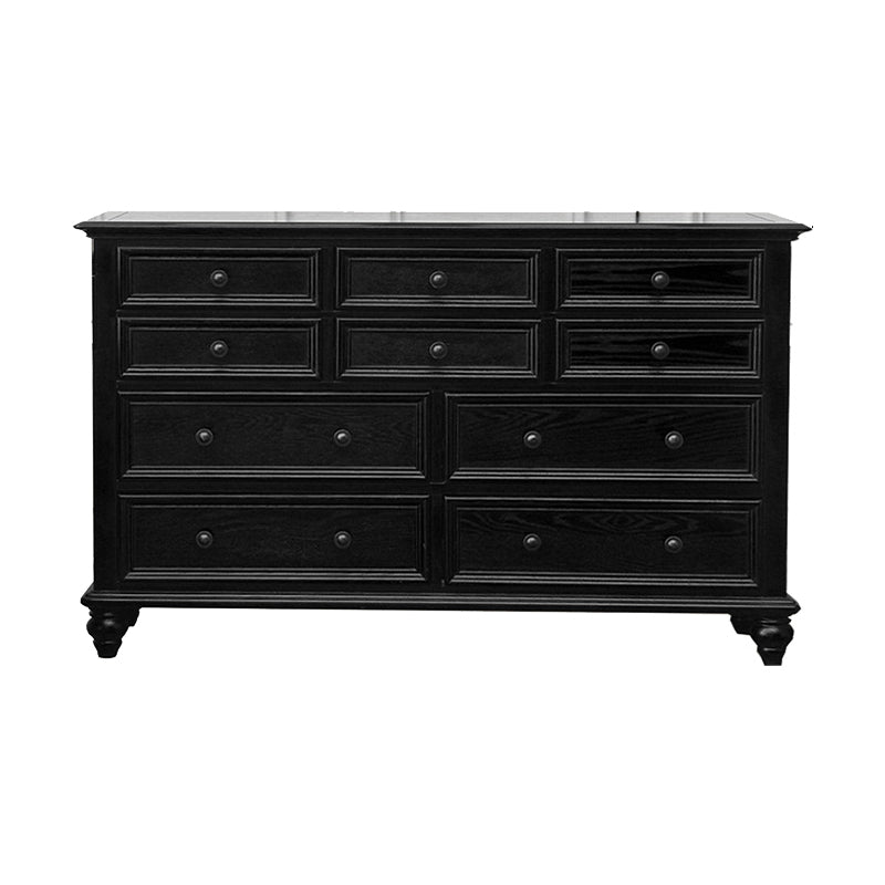 Traditional Storage Chest Solid Wood Dresser with 3/4/5/7/9/10 Drawers