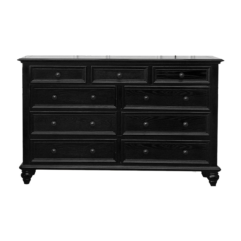 Traditional Storage Chest Solid Wood Dresser with 3/4/5/7/9/10 Drawers