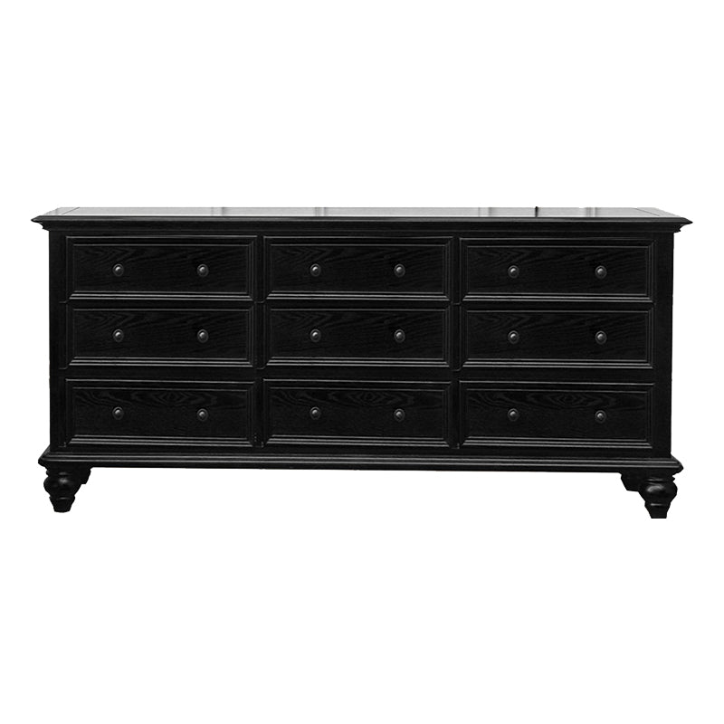 Traditional Storage Chest Solid Wood Dresser with 3/4/5/7/9/10 Drawers