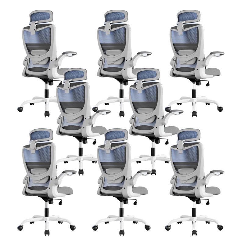 Removable Arms Slide Chair Tilt Mechanism Ergonomic Desk Chair with Wheels