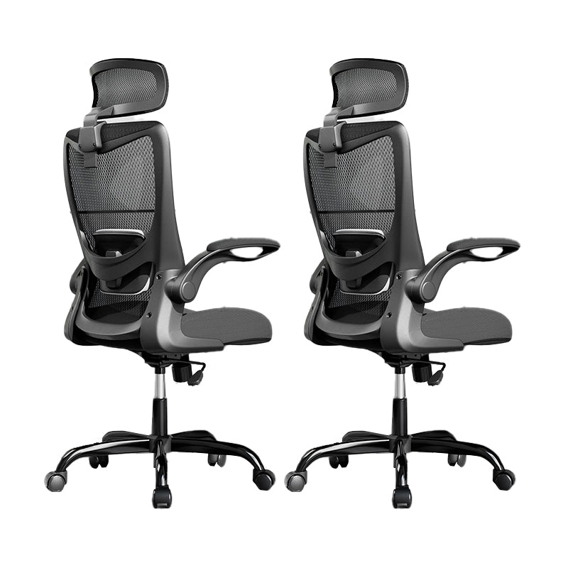 Removable Arms Slide Chair Tilt Mechanism Ergonomic Desk Chair with Wheels