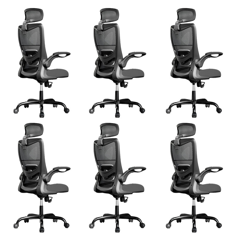 Removable Arms Slide Chair Tilt Mechanism Ergonomic Desk Chair with Wheels