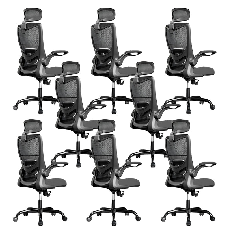 Removable Arms Slide Chair Tilt Mechanism Ergonomic Desk Chair with Wheels
