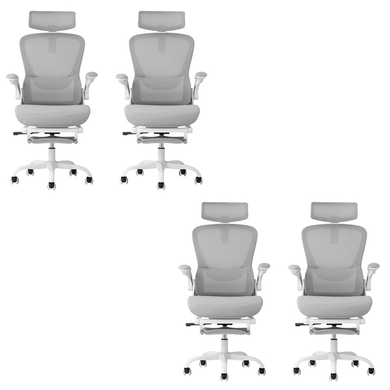 Modern Removable Arms Slide Chair No Distressing Ergonomic Desk Chair