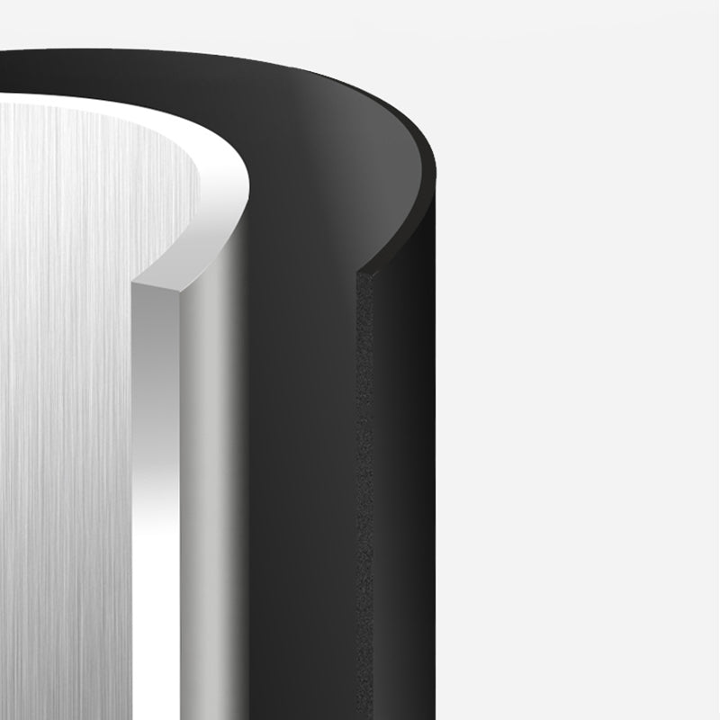 Vertical Metal Bookshelf Contemporary Open Back Bookcase with Shelves