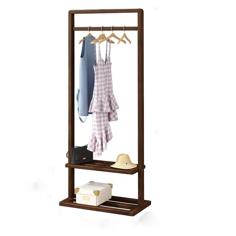 Modern Style Wooden Wardrobe Bedroom Wardrobe Armoire with Garment Rod