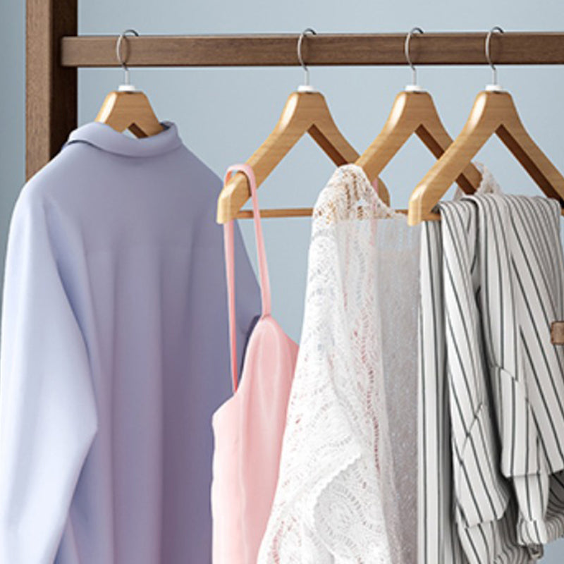 Modern Style Wooden Wardrobe Bedroom Wardrobe Armoire with Garment Rod