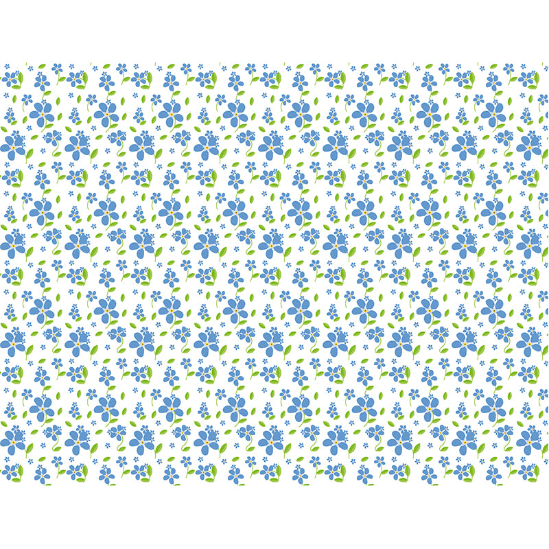 Illustration Stain Resistant Mural Plant Pattern Living Room Wall Mural